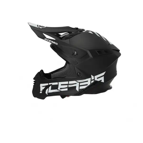 Casco cross Acerbis X-Track 2206 in fibra Nero 2