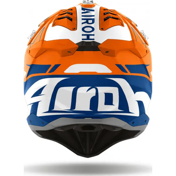 Casco Cross Airoh Aviator 3 Spin Arancio Fluo Opaco