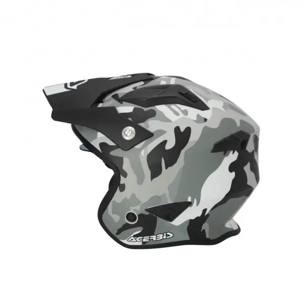 Casco Jet Acerbis Aria 2206 Camo Brown