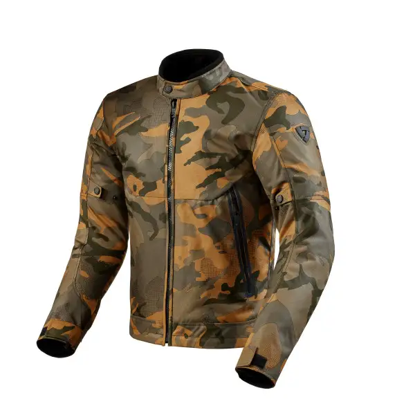 Giacca moto Rev'it Shade H2O Camo Verde