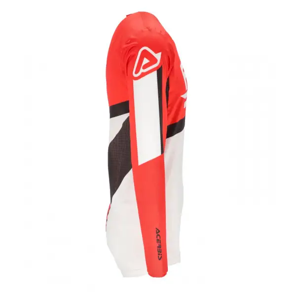 Maglia cross Acerbis X-Flex Four Bianco Rosso