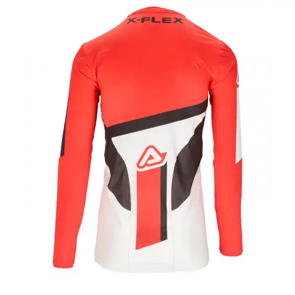 Maglia cross Acerbis X-Flex Four Bianco Rosso