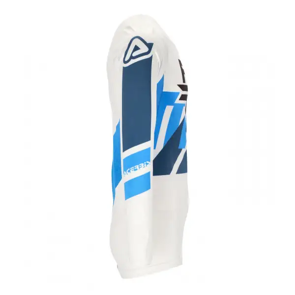 Maglia cross Acerbis X-Flex Three Bianco Blu