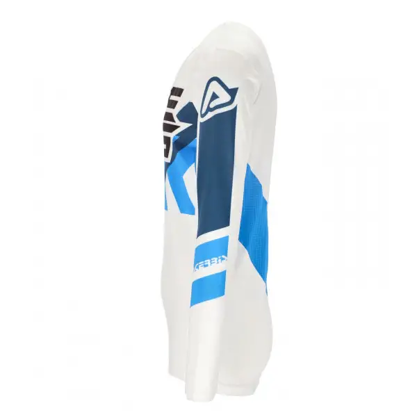 Maglia cross Acerbis X-Flex Three Bianco Blu