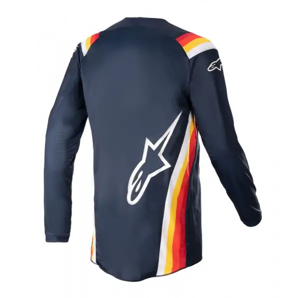 Maglia cross Alpinestars FLUID CORSA Blu Navy Scuro