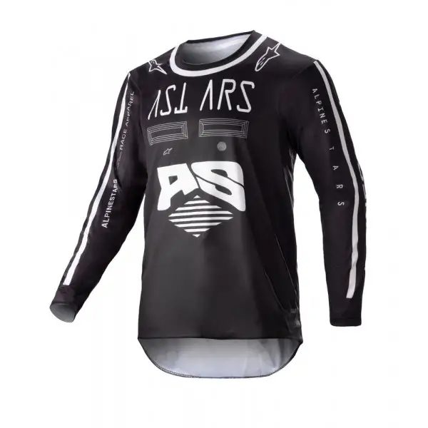 Maglia cross bambino Alpinestars YOUTH RACER FOUND Nero