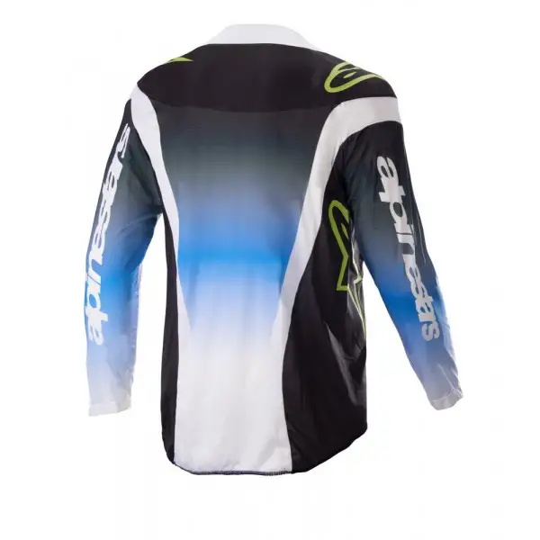 Maglia cross bambino Alpinestars YOUTH RACER PUSH NIGHTLIFE UCLA Blu Bianco