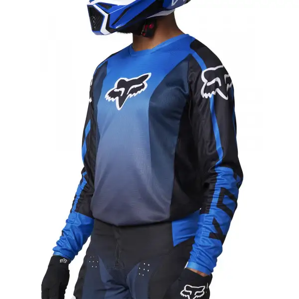 Maglia cross Fox Racing 180 LEED Blu