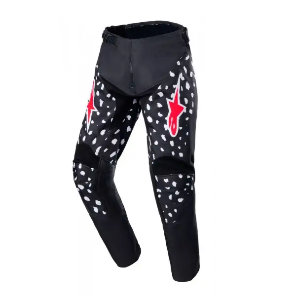 Pantaloni cross bambino Alpinestars YOUTH RACER NORTH Nero Rosso neon