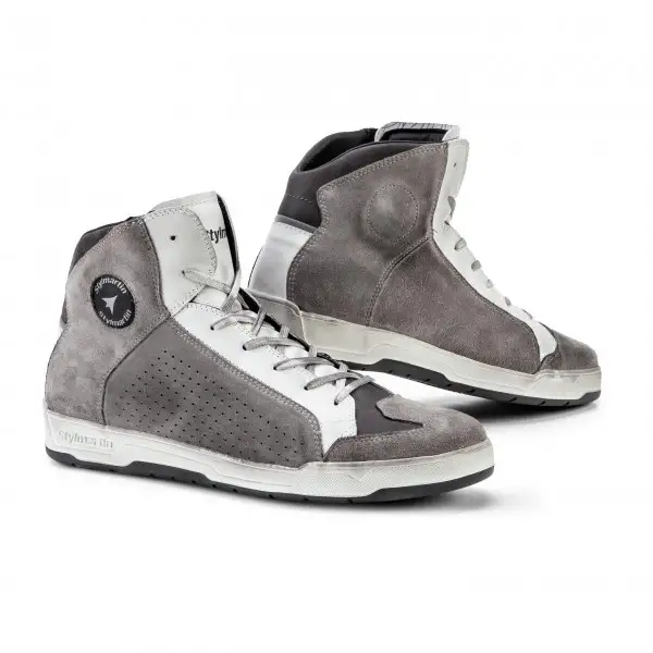 Scarpe moto pelle estive Stylmartin COLORADO Grigio