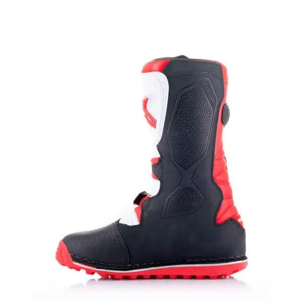 Stivali cross Alpinestars Tech T Rosso Nero Bianco