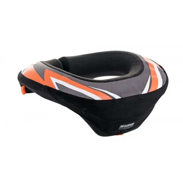 Supporto collo bambino Alpinestars Sequence Youth Neck Roll Nero Antracite Arancio