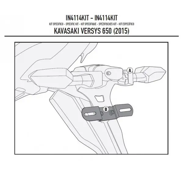 GIVI IN4114KIT Kit specifico per spostare le frecce