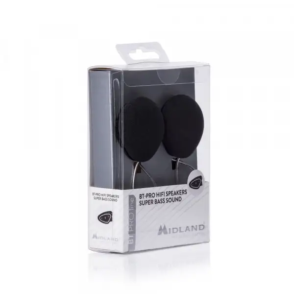 Kit Altoparlanti auricolari Midland BT PRO HI FI SUPER BASS