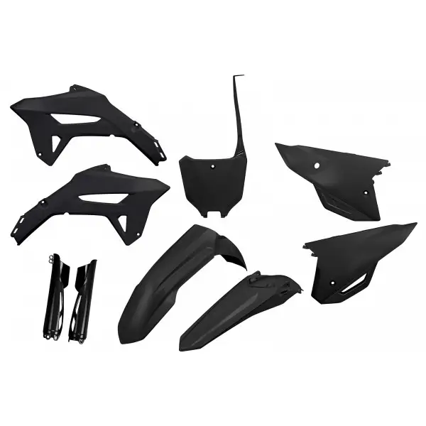 Kit plastiche completo UFO per Honda CRF 250R 2022-2023 e CRF 450R 2021-2023 Nero
