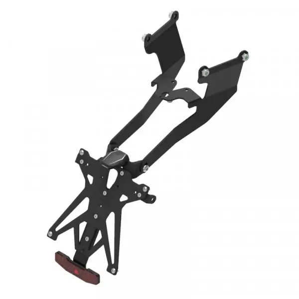 Kit portatarga con catadiottro e luce targa Lightech KTARTR103 per TRIUMPH