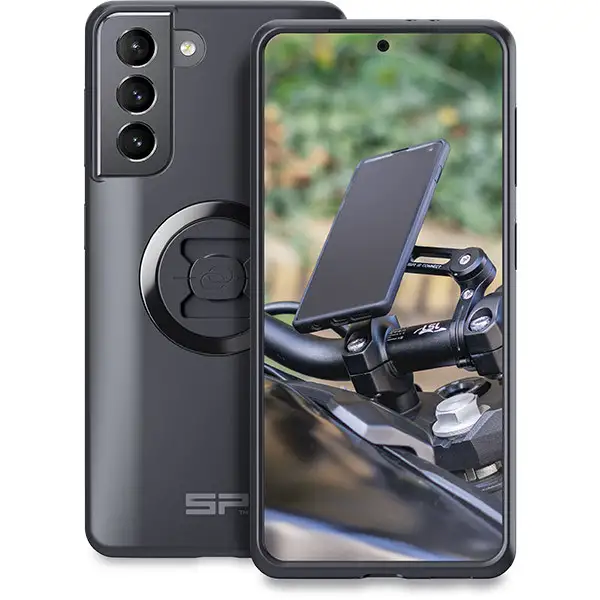 Kit supporto porta smartphone da manubrio + cover e protezione impermabile SP Connect SP MOTO BUNDLE per Samsung S21