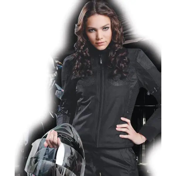 Giacca moto donna LS2 Apparel 4 SEASONS Ladies Nero