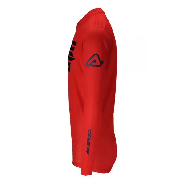 Maglia cross Acerbis  MX J-TRACK SEVEN Rosso Blu