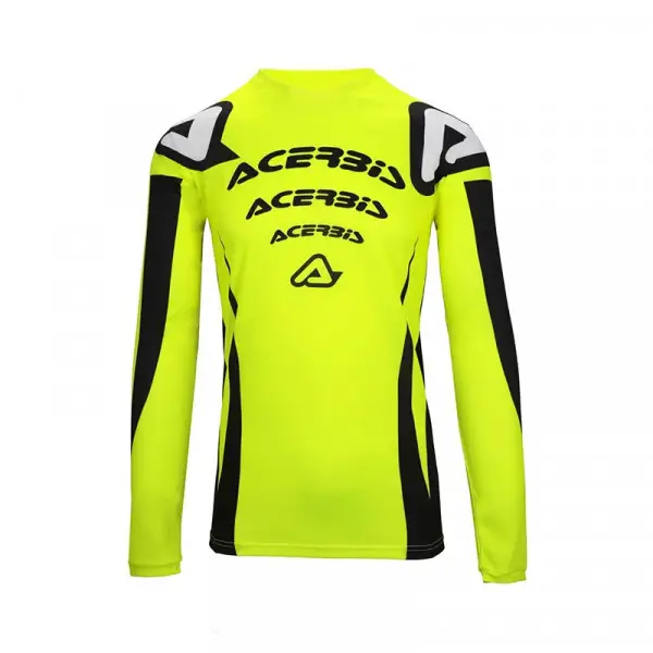 Maglia Cross Acerbis Mx J-Track Nascar Giallo