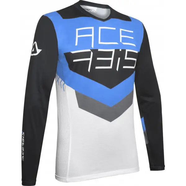 Maglia cross Acerbis MX Track Nero Blu