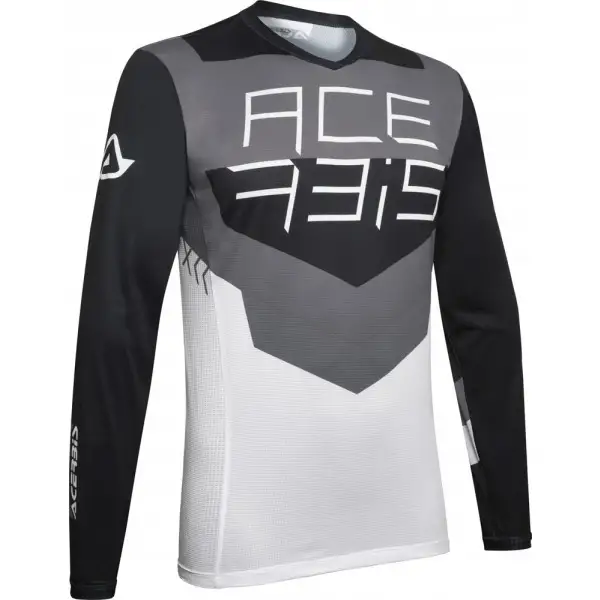 Maglia cross Acerbis MX Track Nero Grigio
