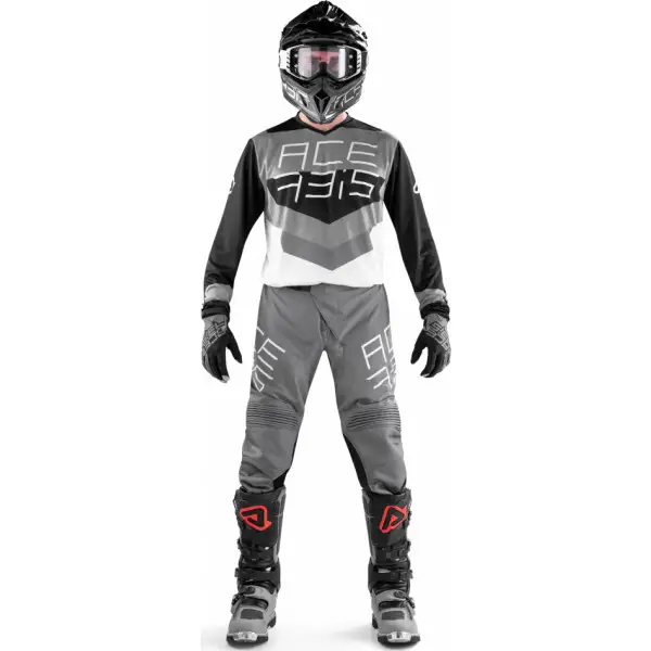 Maglia cross Acerbis MX Track Nero Grigio