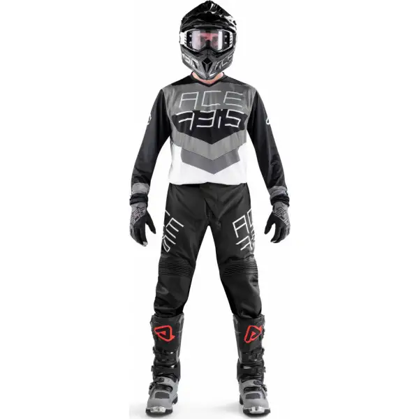 Maglia cross Acerbis MX Track Nero Grigio
