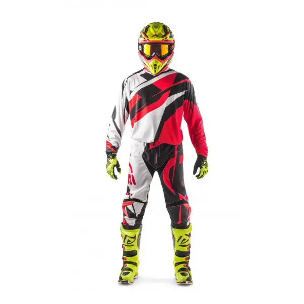 Maglia cross Acerbis Profile MX17 Bianco Rosso Nero