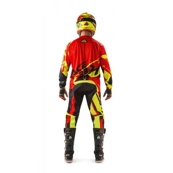 Maglia cross Acerbis Profile MX17 Giallo Rosso Nero