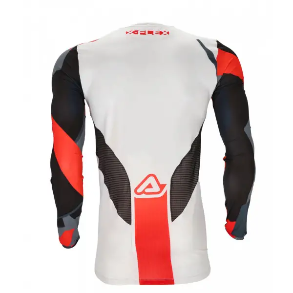 Maglia cross Acerbis X-FLEX ONE Bianco Rosso