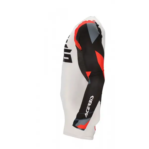 Maglia cross Acerbis X-FLEX ONE Bianco Rosso