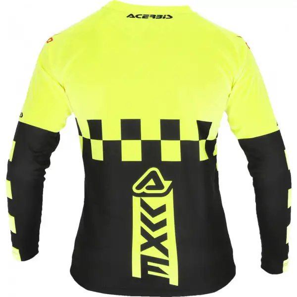 Maglia cross bambino Acerbis J-KID ONE Giallo Nero