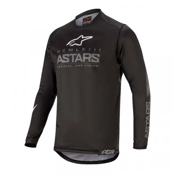 Maglia cross bambino Alpinestars YOUTH RACER GRAPHITE Nero Grigio