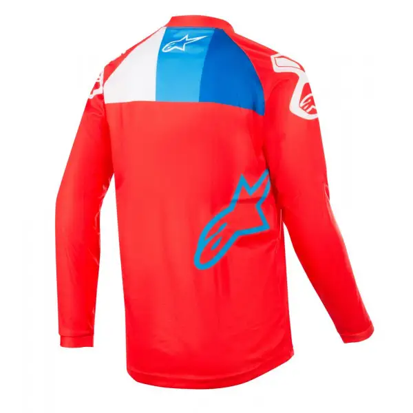 Maglia cross bambino Alpinestars YOUTH RACER VENOM Rosso Bianco Blu