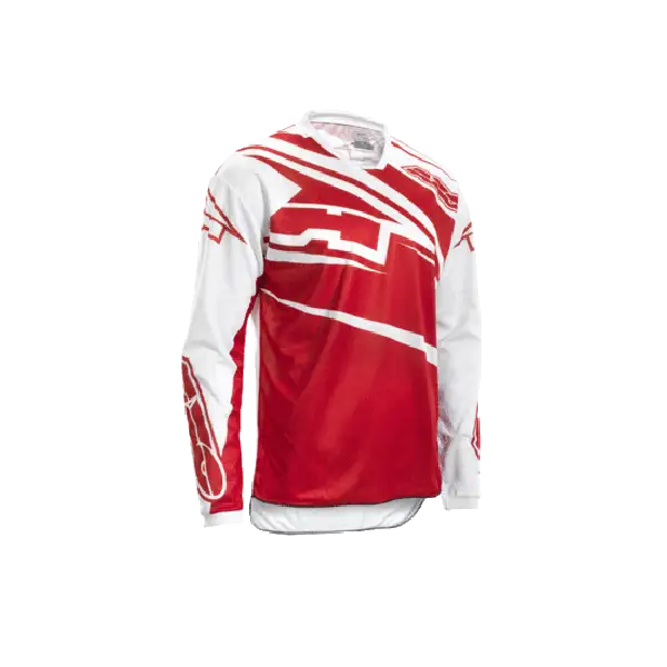 Maglia cross bambino Axo SR Jr Bianco Rosso