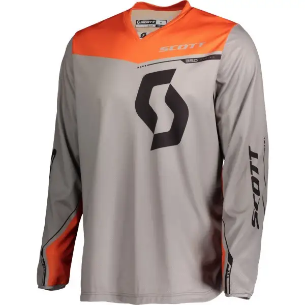 Maglia cross SCOTT 350 Dirt Grigio Arancio