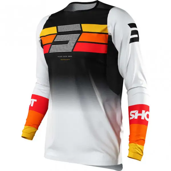 Maglia cross Shot CONTACT STORY Arancione Bianco Nero