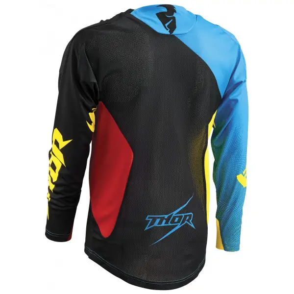 Maglia cross Thor Core Air Divide nero multi