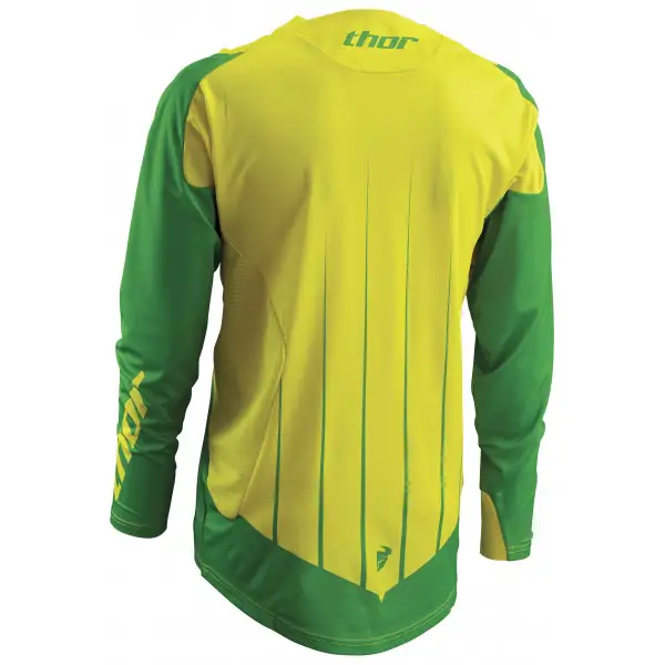 Maglia cross Thor Core Contro verde kelly giallo