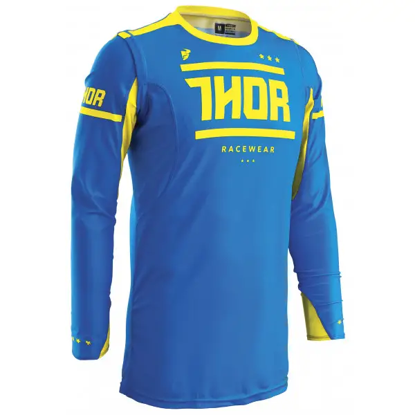 Maglia cross Thor Prime Fit Squad blu giallo