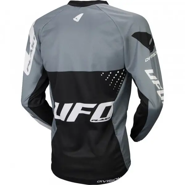 Maglia cross UFO Division MADE IN ITALY Nero grigio