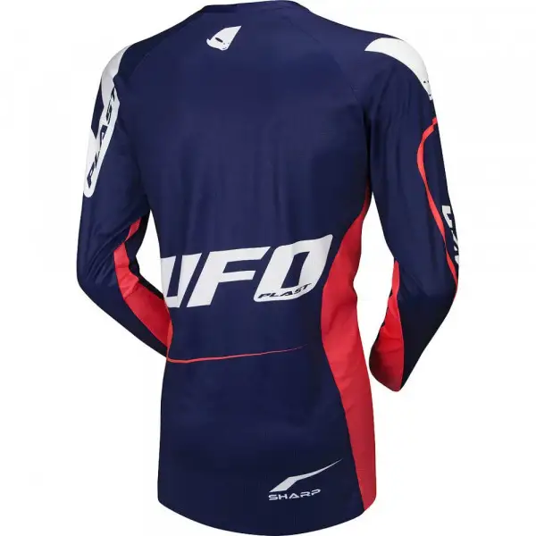Maglia cross UFO Slim Sharp Blu Bianco Rosso