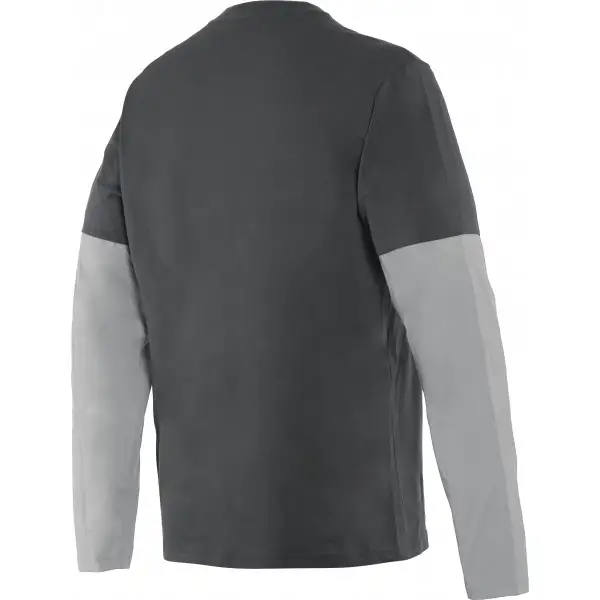 Maglia Dainese Paddock Ls Grigio Carbon Grigio Ghiaccio