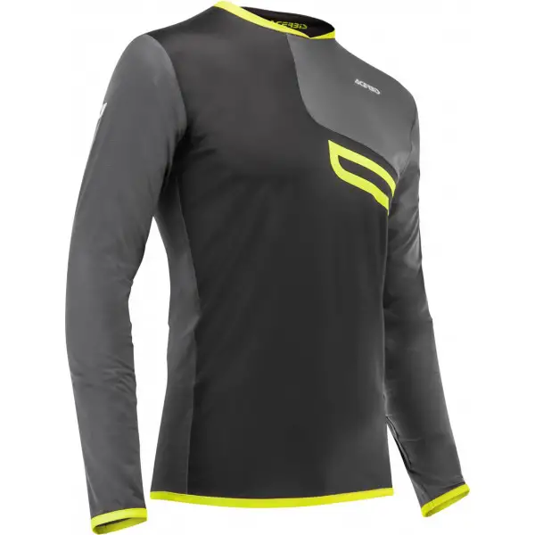 Maglia off road Acerbis Enduro One Nero Giallo Fluo