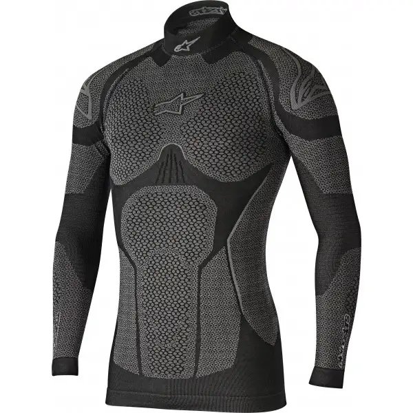 Maglia termica Alpinestars Ride Tech a maniche lunghe nero grigio