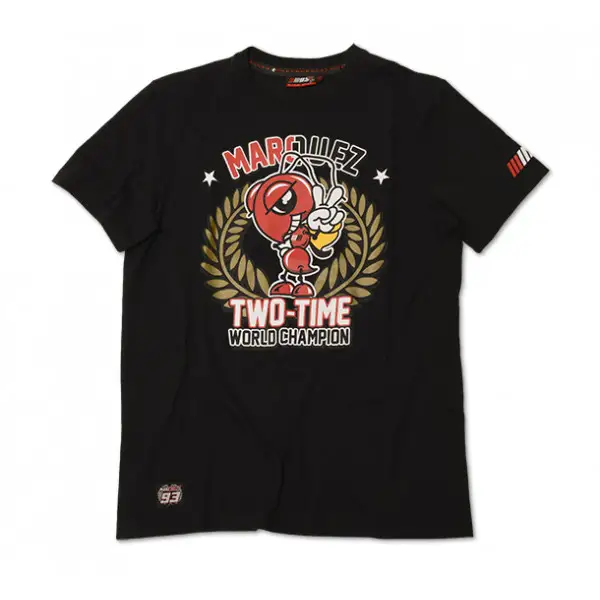 T-SHIRT TWO TIME WORLD CHAMPION MM93