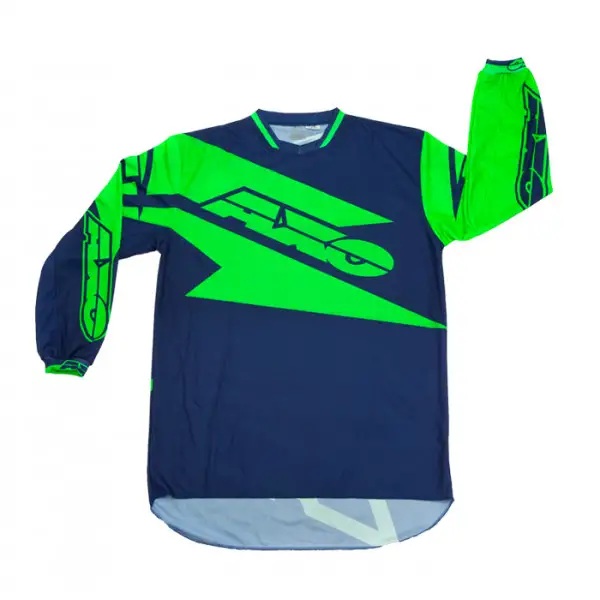 Maglia cross AXO Motion 2 Blu Verde