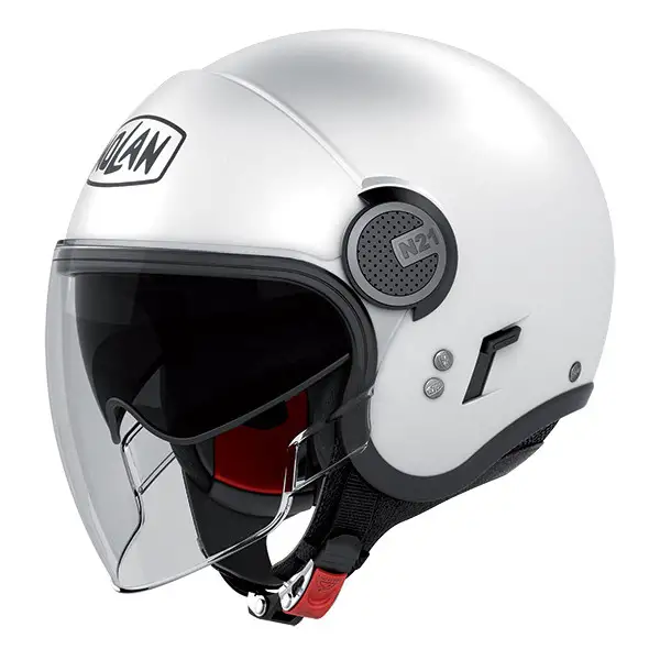 Casco jet Nolan N21 Visor Classic Bianco