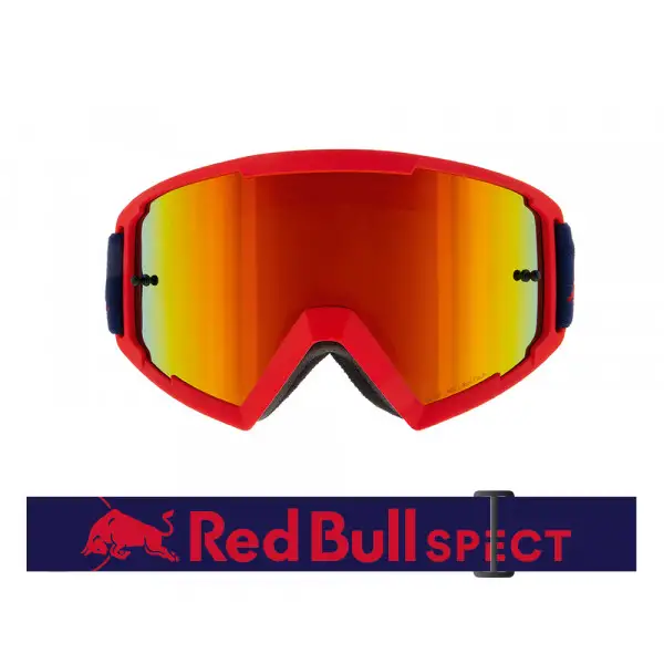 Occhiali cross Red Bull Specte WHIP005 lente specchio Rosso